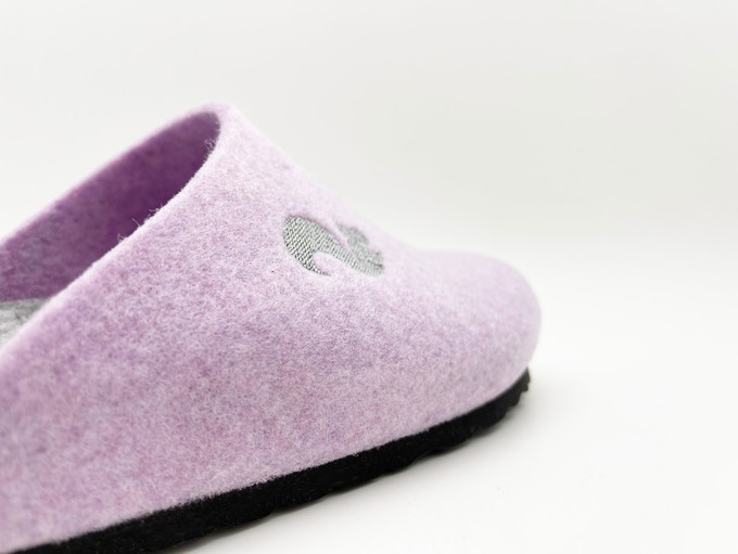 thies 1856 ® Recycled PET Bio Clog vegan lilac (W/X) from COILEX