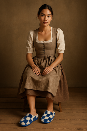 thies 1856 ® x Wolpertinger ™️ Rec Royal Bavarian Aprés Slipper blue from COILEX