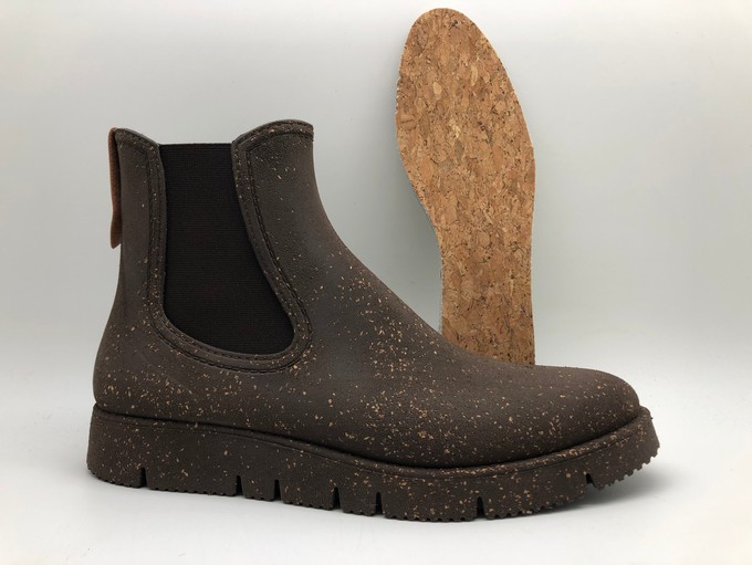 nat-2™ Rugged Prime Chelsea cork vegan (W) | 100% waterproof rainboots from COILEX