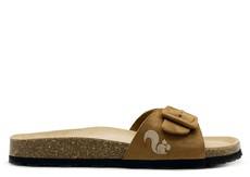 thies 1856 ® Eco Bio Covered Strap Sandal vegan cognac (W/X) via COILEX