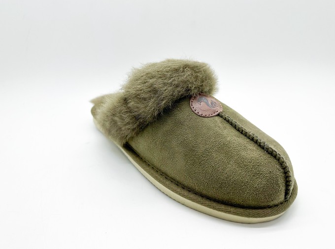 thies 1856 ® Sheepskin Slipper olive (W) from COILEX