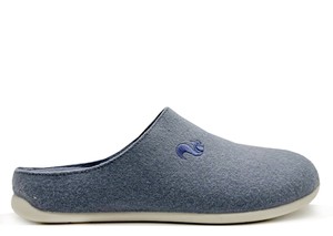 thies 1856 ® Recycled PET Slipper vegan blue fog (W/X) from COILEX