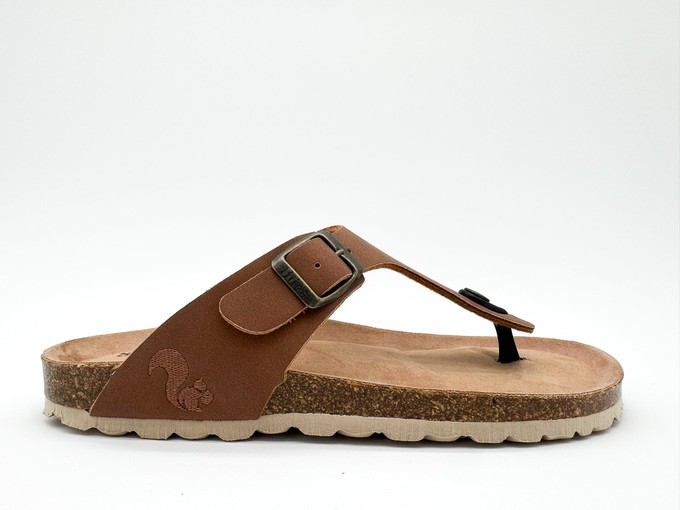 thies 1856 ® Eco Bio Thong Sandal vegan cinnamon from COILEX