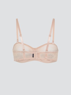 Bandeau bra with lace from Comazo