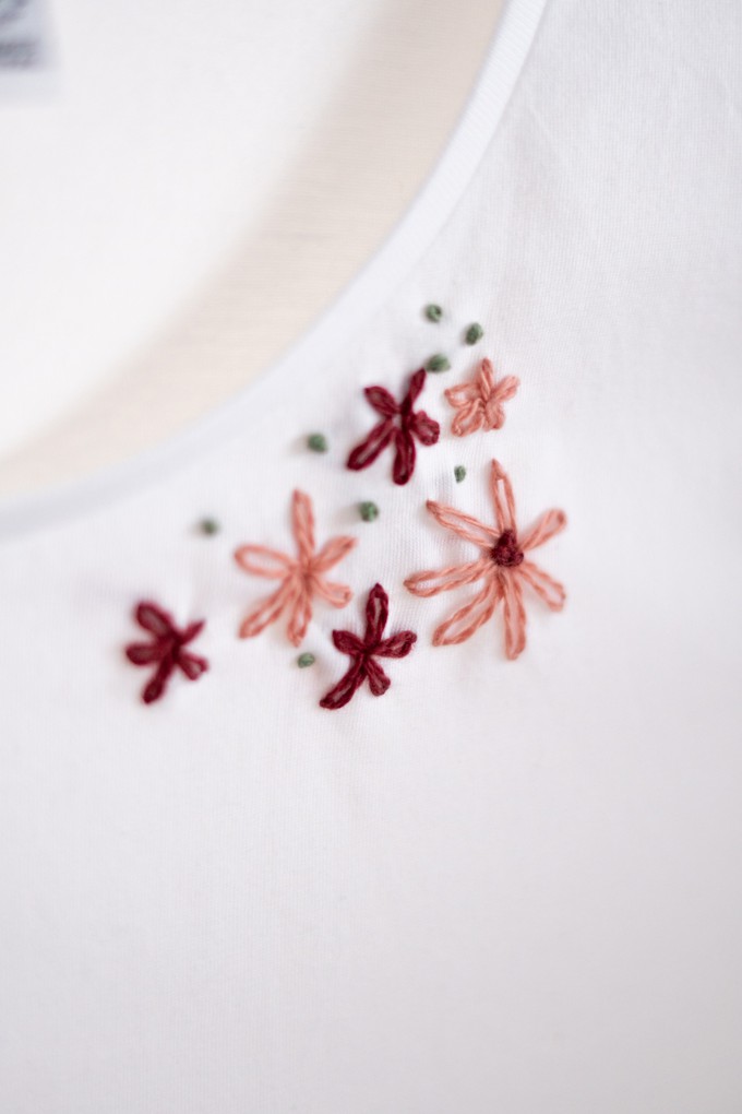 DIY borduur je eigen shirt – Flowers from Common & Sense