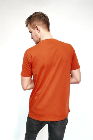 Duurzaam T-shirt Hiland | burned orange from common|era sustainable fashion