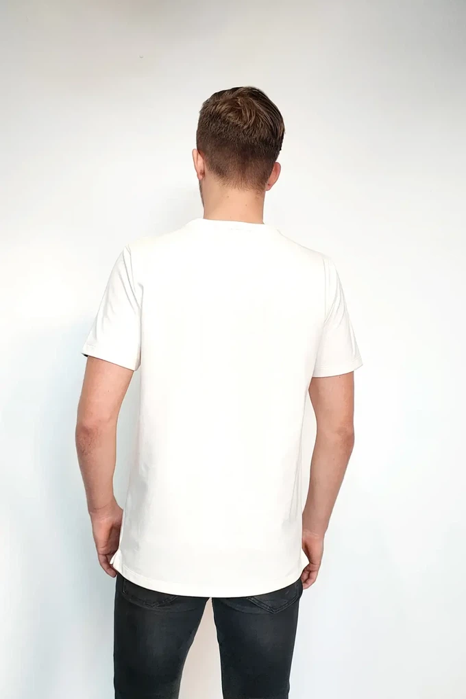 Duurzaam T-shirt Hiland | creme from common|era sustainable fashion