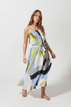 LIME IRIS BAIGNADE DRESS van Cool and Conscious
