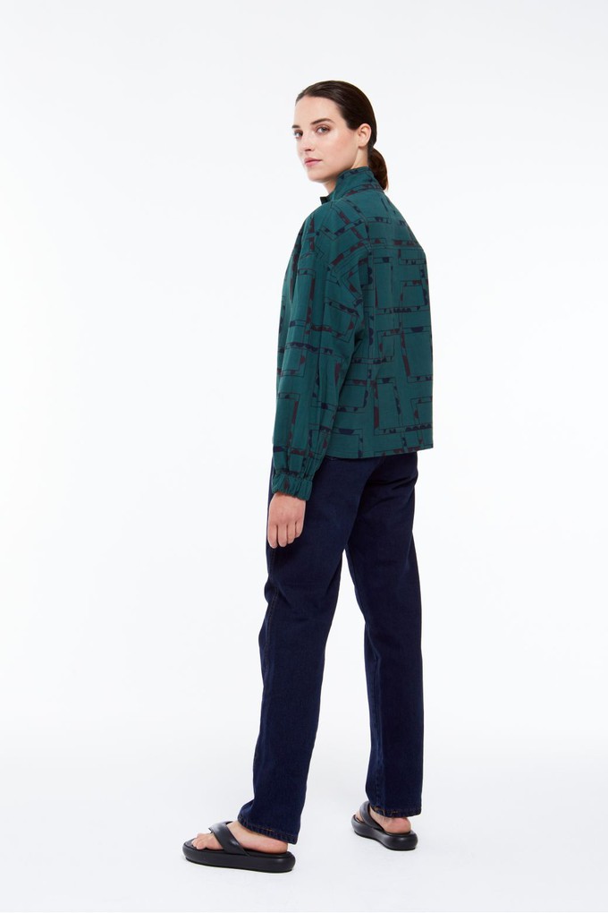 DEEP GREEN VALENCIA DEMI-LUNE TOP from Cool and Conscious