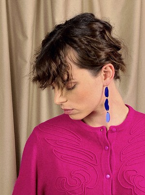 Aissa earrings - blue from Cool and Conscious