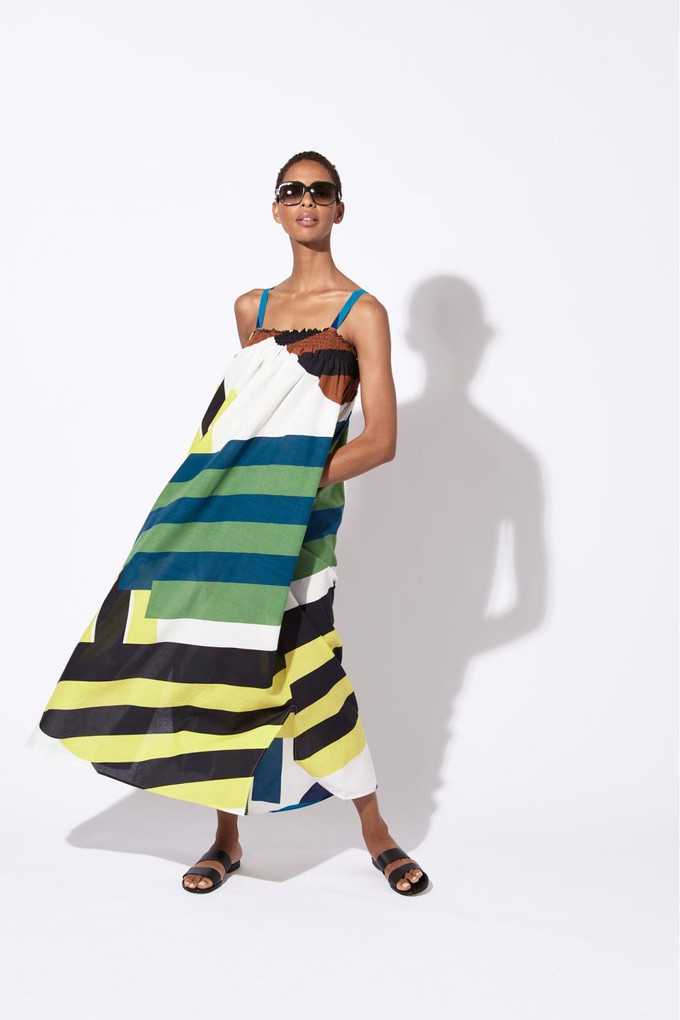 LIME IRIS ALTO DRESS from Cool and Conscious