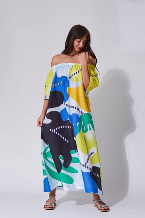 Jungle multicolor dress from Cool and Conscious