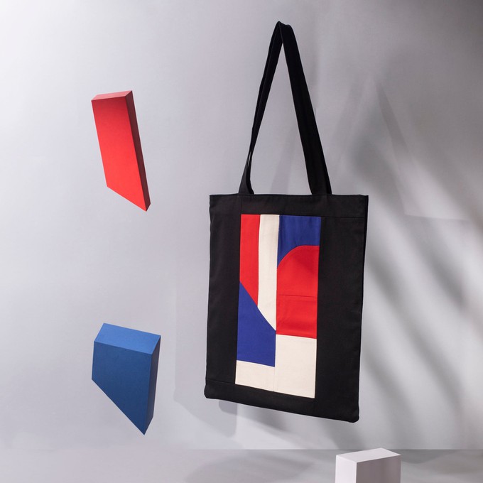 Telma patchwork tote bag from Cool and Conscious