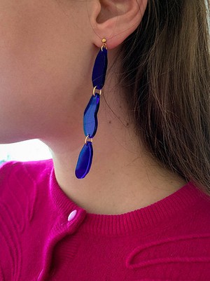 Aissa earrings - blue from Cool and Conscious