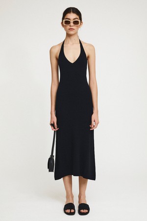 Boyd fitted pencil knit dress black from Cool and Conscious