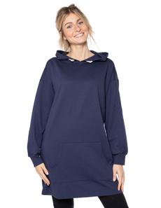 Vera organic cotton sweater - blue via CORA happywear