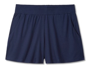 Shirred Shorts in Navy from Cucumber Clothing