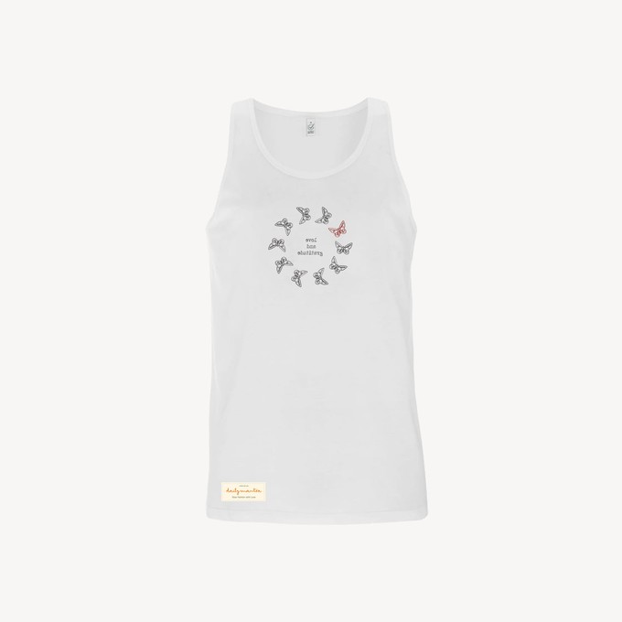 Duurzame heren tanktop – LOVE AND GRATITUDE – Daily Mantra from Daily Mantra