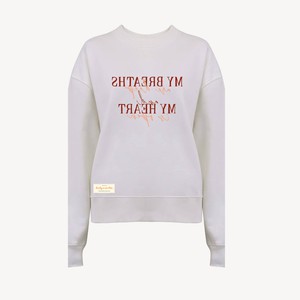 100% biologisch katoenen dames sweater – MY BREATHS ARE DEEP – Daily Mantra from Daily Mantra