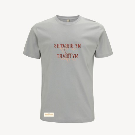 Duurzame heren t-shirt – MY BREATHS ARE DEEP – Daily Mantra from Daily Mantra