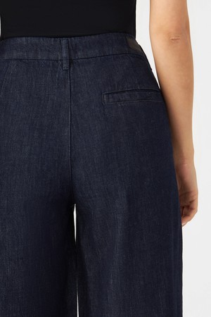 TOMORROW Wide Lightweight Hemp - Chino - Raw Blue from DAWN Denim