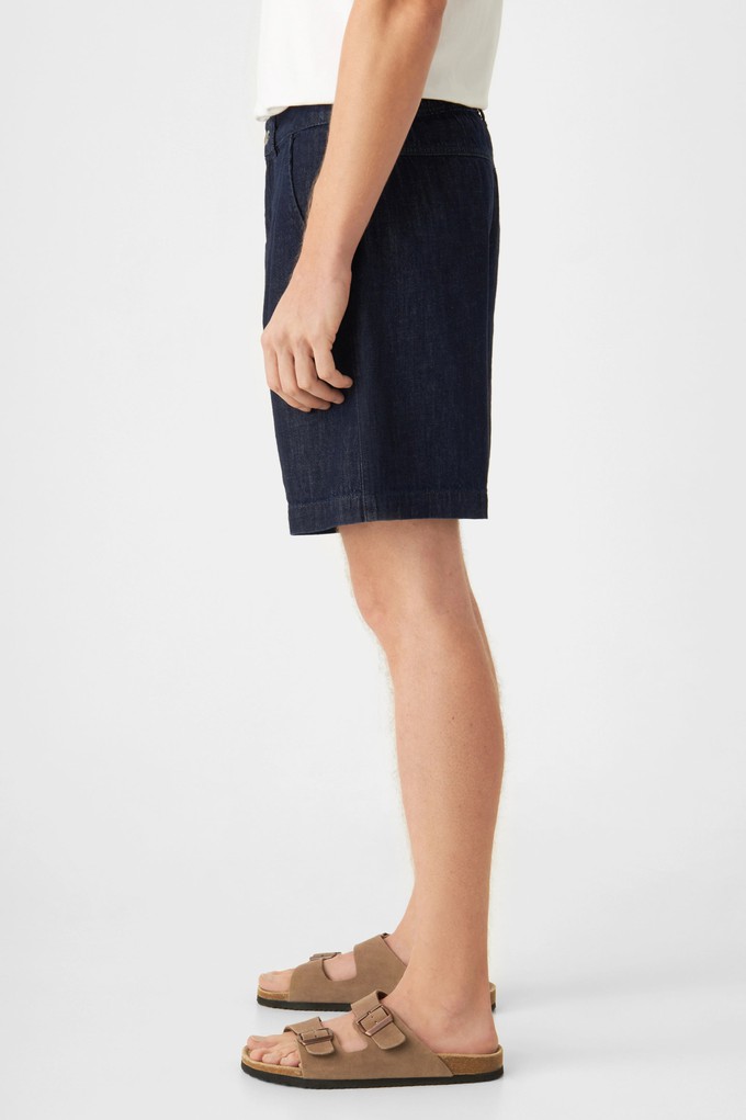 SHORTY Lightweight Hemp - Shorts - Raw Blue from DAWN Denim