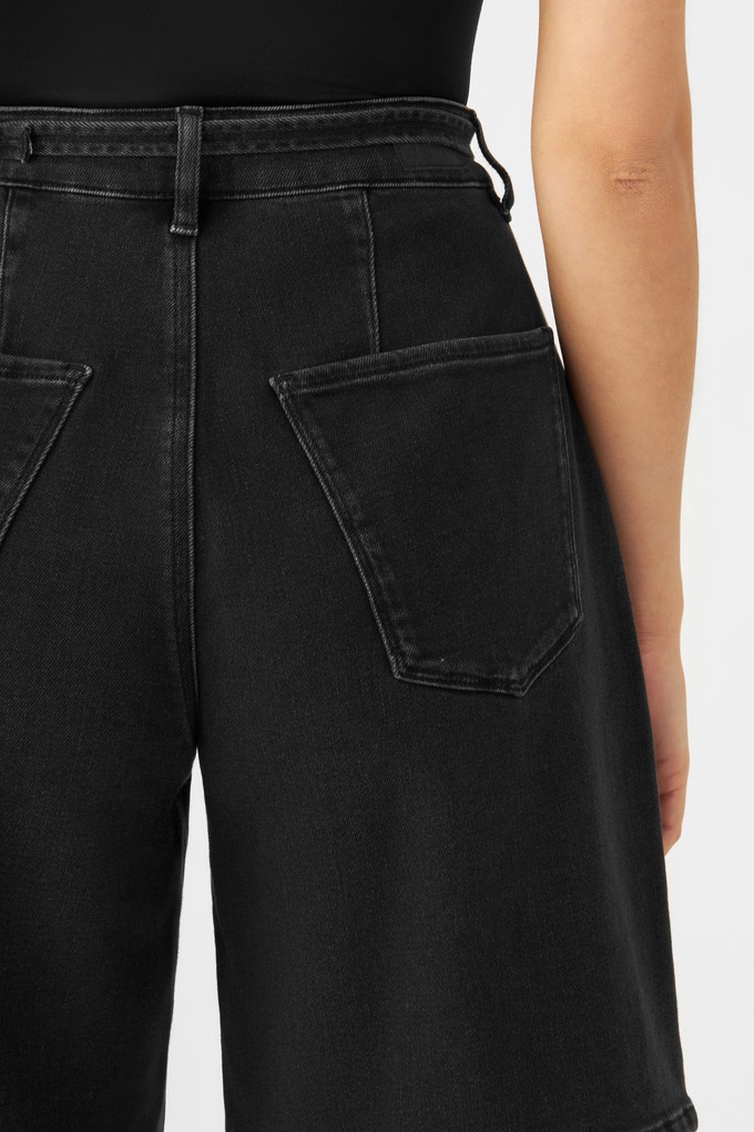 BLINKY Soft Denim - Shorts - Black Denim from DAWN Denim