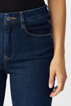STELLAR Slim Comfortstretch - Classic - Dark Blue from DAWN Denim