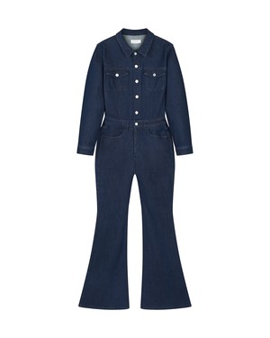 GRACE Flared Overall - Denim - Rinse Blue from DAWN Denim