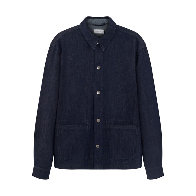 SORRY Lightweight Hemp - Shacket - Raw Blue - Women from DAWN Denim