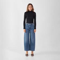 BLINK High Waist Culotte Jeans - Vintage Blue via DAWN Denim