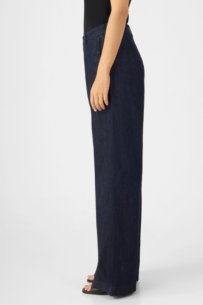 TOMORROW Wide Lightweight Hemp - Chino - Raw Blue from DAWN Denim