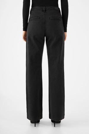 GLOW Flared Soft Tencel - Denim Chino - Vintage Black from DAWN Denim