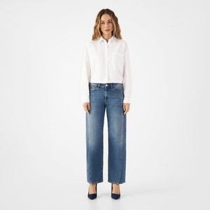 ASH Barrel Leg Minimal Stretch - Cutline - Vintage Blue from DAWN Denim