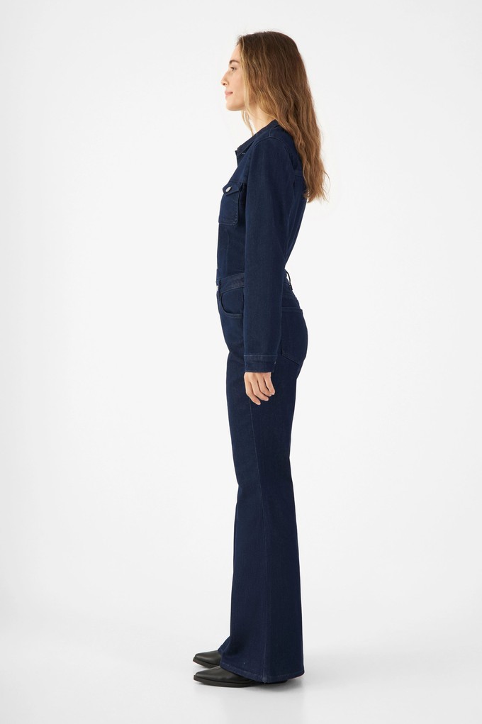 GRACE Flared Overall - Denim - Rinse Blue from DAWN Denim