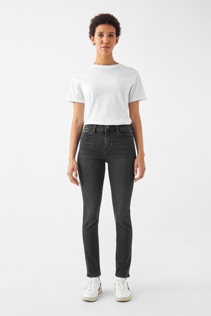SUN UP Skinny Powerstretch - Basic - Black Denim from DAWN Denim