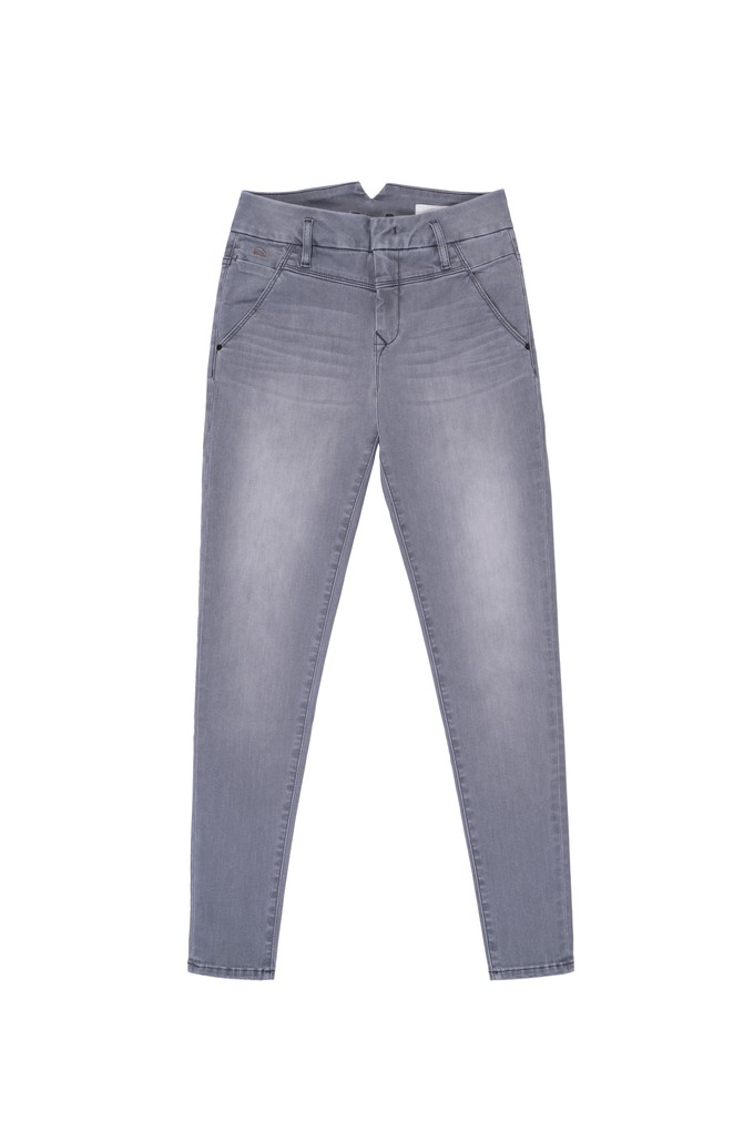 SUN UP Skinny Powerstretch - Design Details - Silver Denim from DAWN Denim SUN UP Skinny Powerstretch - Design Details - Silver Denim from DAWN Denim