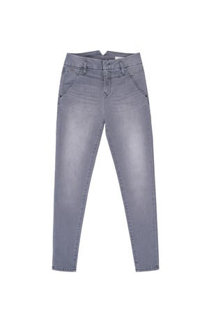 SUN UP Skinny Powerstretch - Design Details - Silver Denim from DAWN Denim SUN UP Skinny Powerstretch - Design Details - Silver Denim from DAWN Denim