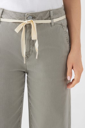 DEW Flared - Soft Denim - French Pocket - Rock Olive from DAWN Denim