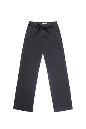 DEW Flared Soft Denim - French Pocket - Medium Grey from DAWN Denim