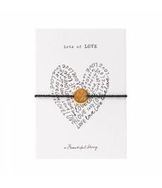 A BEAUTIFUL STORY •• Sieraden Ansichtkaart ZW Liefde via De Groene Knoop