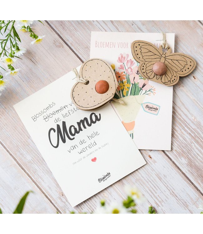 BLOSSOMBS •• HANGER HART OP KAART – MAMA from De Groene Knoop