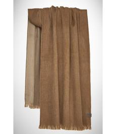 Bufandy •• Brushed Doble Mocha Whip | Alpaca Shawl via De Groene Knoop