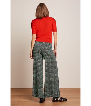 KING LOUIE •• Valentina Top Club | Spicy Orange Short Sleeve from De Groene Knoop