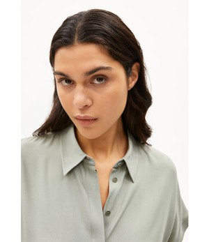 ARMEDANGELS •• Blouse LARISAANA | Seagreen from De Groene Knoop