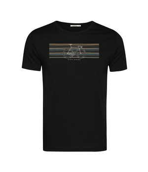 GREENBOMB •• T-shirt Bike Happy Guide | Black from De Groene Knoop
