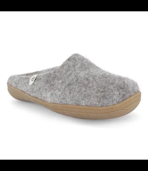 EGOS Copenhagen •• Slipper Rubberen Zool Natural Grey from De Groene Knoop