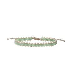 A BEAUTIFUL STORY •• Worship Labradoriet Zilverkleurige Armband via De Groene Knoop