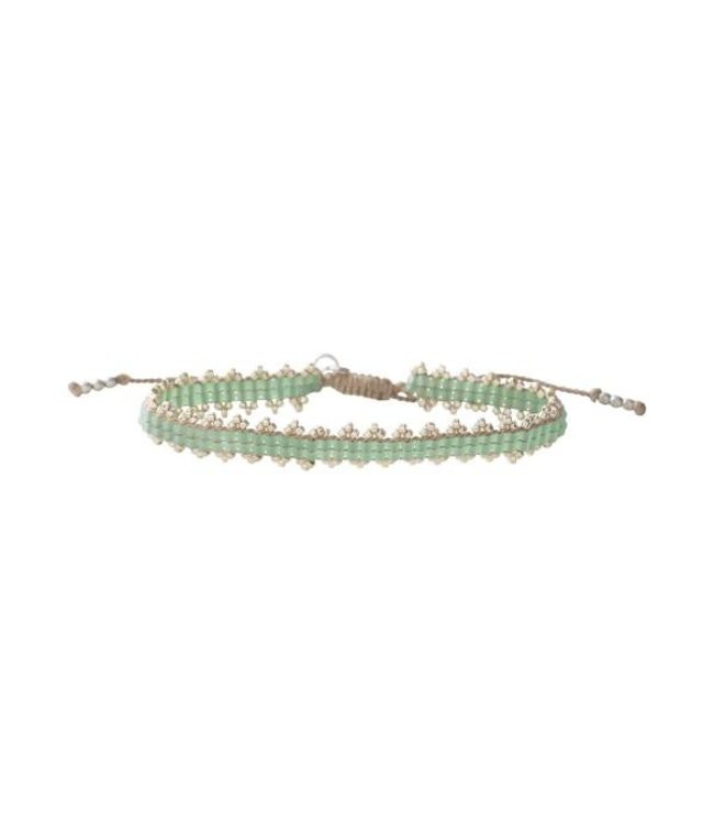 A BEAUTIFUL STORY •• Worship Labradoriet Zilverkleurige Armband from De Groene Knoop