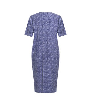 ZILCH •• Dress V Neck | Drizzle Royal Blue from De Groene Knoop